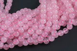 Rose Quartz Beads Natural , High Quality in Round -Full Strand 15.5 inch Strand. Wholesale pricing! AAA Quality Gemstone Beads