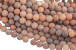 Natural Tan Aventurine Beads AAA Grade Matte Round High Qualiy 4mm, 6mm, 8mm, 10mm, 12mm-Full Strand 15.5 inch Strand Gemstone Beads