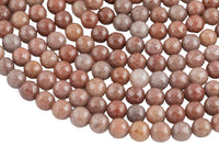 Natural Brown Aventurine Beads AAA Grade Faceted Round, 4mm, 6mm, 8mm, 10mm, 12mm Full Strand 15.5 inch Strand Gemstone Beads