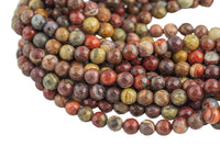 Natural African Agate Beads Grade AAA Faceted Round sizes 4mm, 6mm, 8mm, 10mm, 12mm Gemstone Beads