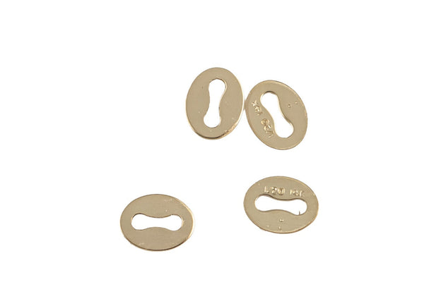 10 Pcs 5x4 mm 14k Gold Filled Quality Tags