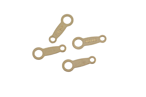 10pc 14k Gold Filled Quality Tags 3x8 mm
