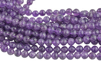 Natural AA Quality Amethyst Beads, High Quality Faceted Cut Round- 4mm, 6mm, 8mm, 10mm, 12mm- High Cut Facets AAA Quality Gemstone Beads