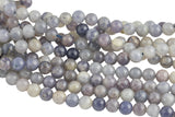 Natural flower Iolite Beads Full Strands-15.5 inches- Round- 8mm, 10mm, 12mm- 15.5 inches Smooth Gemstone Beads