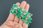 Green Onyx Stretchy String Bracelet Natural Gemstone Crystal Bracelets Handmade Jewelry Bracelet