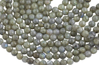 Natural Labradorite, High Quality in Faceted Round- Medium Dark 4mm, 6mm, 8mm, 10mm, 12mm, 14mm Gemstone Beads