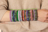Crystal Bracelet *Selection C* Large Beautiful Bracelets Selection Bracelet 8mm Stretchy String Bracelet Handmade Jewelry Bracelet