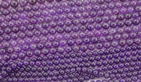 Amethyst Beads AA Quality Smooth Round 6mm 8mm 10mm 15.5"