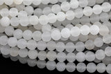 Natural Matte Moonstone Jade - Full Strand 15.5 inch Strand - 8mm 10mm 12mm Gemstone Beads