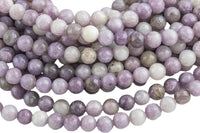 Natural Pale Pink Tourmaline, High Quality in Round, 4mm, 6mm, 8mm, 10mm, 12mm, 14mm-Full Strand 16 inch Strand Smooth Gemstone Beads