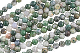 Natural White Tree Agate Beads AAA Grade Round - 4mm, 6mm, 10mm, 12mm AAA Quality Smooth Gemstone Beads