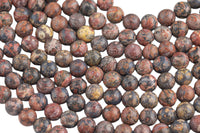 Natural Leopard Skin Jasper Beads Full Strand 15.5 Inches Long AAA Quality