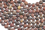 Natural Leopard Skin Jasper Beads Full Strand 15.5 Inches Long AAA Quality