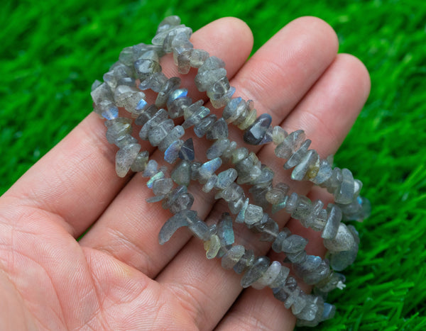 Natural Labradorite Stretchy String Bracelet Bracelet Crystal Bracelet