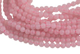 Rose Quartz Beads Natural , High Quality in Round -Full Strand 15.5 inch Strand. Wholesale pricing! AAA Quality Gemstone Beads