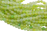 Olivine Agate, High Quality in Faceted Round, 8-10mm