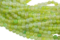 Olivine Agate, High Quality in Faceted Round, 8-10mm