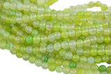 Olivine Agate, High Quality in Faceted Round, 8-10mm