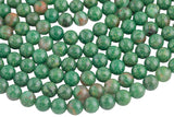 Natural Rare African Green Jade Beads 4mm 6mm 8mm 10mm Round Beads 15.5" Strand Gemstone Beads