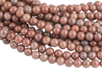 Natural Brown Aventurine Beads AAA Grade Round, 4mm, 6mm, 8mm, 10mm, 12mm Smooth Gemstone Beads