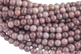 Natural Brown Purpish Aventurine Beads , High Quality in Faceted Round, 4mm, 6mm, 8mm, 10mm, 12mm- Full 15.5 Inch strand Gemstone Beads