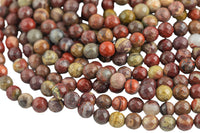 Natural African Agate Beads Grade AAA Faceted Round sizes 4mm, 6mm, 8mm, 10mm, 12mm Gemstone Beads