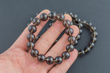 Smokey Quartz Bracelet Round Size 10mm and 12mm - Handmade In USA Natural Gemstone Crystal Bracelets - Handmade Jewelry - approx. 7.5"- LGS