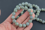 Natural Labradorite Faceted Round Size 10mm and 12mm- Handmade In USA- approx. 7-7.5" Bracelet Crystal Bracelet- LGS