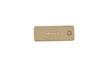 4 pc 14k Gold Filled Quality Rectangular Tags 3x8mm