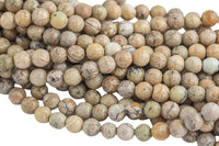 Natural AFRICAN WHITE / YELLOW Opal Faceted round sizes 6mm and 8mm Gemstone Beads