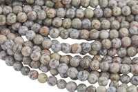 Natural Mai Jasper, High Quality in Round, 6-12mm Smooth Gemstone Beads