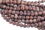 Natural Picture Jasper 6mm Faceted Round Beads 8mm Faceted Round Beads 10mm Matte Round Beads 15.5" Strand Gemstone Beads