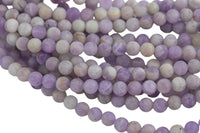 Natural Matte Pink Amethyst, High Quality in Round, 4mm, 6mm, 8mm, 10mm, 12mm.