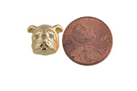 Bulldog CZ Pave Bead 11*13mm