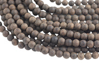 Natural Matte Brown Sandalwood beads Sandal wood, High Quality in Round- 6m, 8mm, 10mm- Wholesale Bulk or Single Strand! AAA Quality