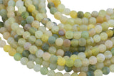 Olive Yellow Fire Agate, High Quality in Matte Round, 6mm, 8mm, 10mm, 12mm