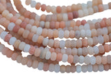 Natural Dark Matte Pink Aventurine- High Quality in Matt Roundel- 6mm,Gemstone Beads