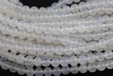 Natural Chalcedony Agate, High Quality in Round- 4mm, 6mm, 8mm, 10mm, 12mm- -Full Strand 15.5 inch Strand Smooth Gemstone Beads