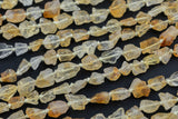 Natural New Organic Cut Matte Rough Raw Unpolished Citrine Nugget Beads 15.5" Strand Gemstone Beads