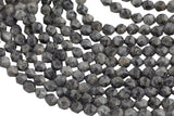 Natural Marble Labradorite- Hexagon Shape- Grade A High Quality- 8mm and 10mm- Full Strand 16" Gemstone Beads