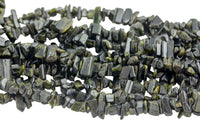 Natural New Organic Cut Raw Side Drilled Green Tourmaline Natural Cylinder Shape Beads 15.5" Strand Gemstone Beads