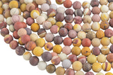 Mookaite Jasper- Matte Round sizes. 4mm, 6mm, 8mm, 10mm, 12mm, 14mm- Full 15.5 Inch Strand- AAA Quality AAA Quality Gemstone Beads