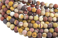 Mookaite Jasper- Matte Round sizes. 4mm, 6mm, 8mm, 10mm, 12mm, 14mm- Full 15.5 Inch Strand- AAA Quality AAA Quality Gemstone Beads