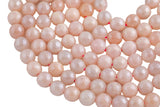 Natural MYSTIC PINK SILVERITE Faceted Round- Full Strand 15.5 inch Strand Gemstone Beads