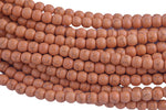 Orange Magnesite Turquiose Round- Full 16 inch strand- 4mm, 6mm, 8mm, 10mm, 12mm, 14mm, 16mm Smooth Gemstone Beads