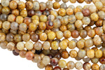 Olivine Fire Agate, High Quality in Smooth Round, 6mm, 8mm, 10mm, 12mm- Full 16 inch strand