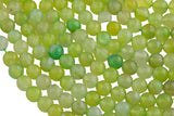 Olivine Agate, High Quality in Faceted Round, 8-10mm