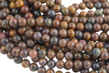 Natural Pietersite Beads smooth round sizes, 8mm- In Full 15.5 inch Strand- AA Quality - Original Stock Very Rare! AAA Quality Smooth