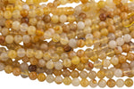 Natural Yellow Hematoid Lepidocrocite Quartz 6mm 8mm 10mm Round Beads Rare Red Quartz Crystal Powerful Energy Stone 15.5" Strand Smooth