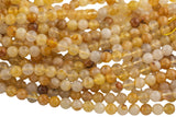 Natural Yellow Hematoid Lepidocrocite Quartz 6mm 8mm 10mm Round Beads Rare Red Quartz Crystal Powerful Energy Stone 15.5" Strand Smooth